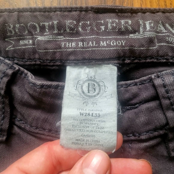 Bootlegger Paradise Jeans – The Real McCoy – W28 L33 Skinny Fit CA02595 - Picture 2 of 9